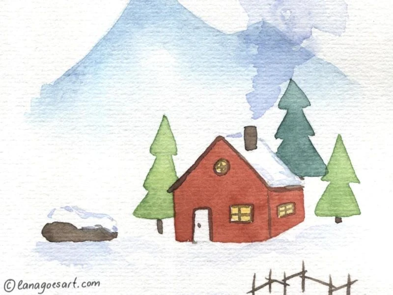 Tutorial: Cute Winter Landscape