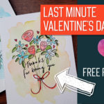 Last Minute Valentine’s Card DIY
